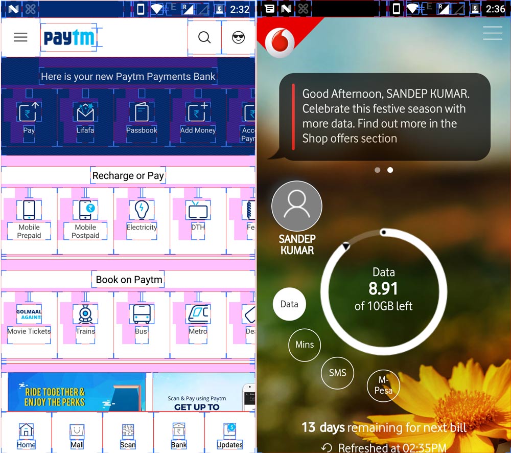Paytm is Native while MyVodafone is hybrid 423-paytm-vodafone.jpg